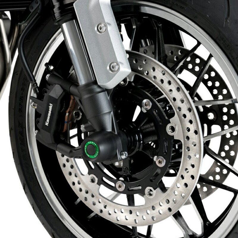 Puig 20101N PHB19 FRONT AXLE SLIDER Kawasaki Z1000 (10-13) Z1000SX (11-16) Z1000SX TOURER (11-16) プーチ スライダー パッド