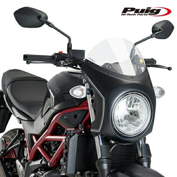 Puig プーチ ビキニカウル RETRO SEMI FAIRING スクリーン Puig プーチ ビキニカウル RETRO SEMI FAIRING スクリーン