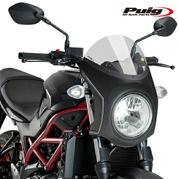 楽天市場】Puig 3169F RETRO SEMI FAIRING [DARK SMOKE] SUZUKI SV650