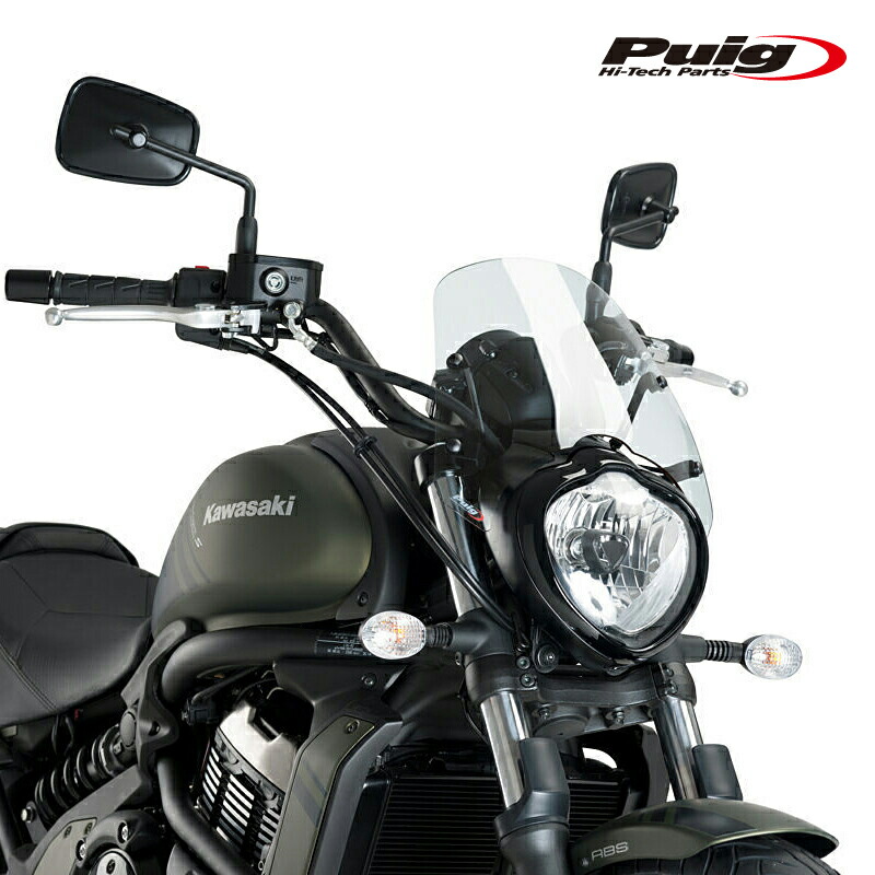 Puig 3175W NEW GENERATION SPORT [CLEAR] Kawasaki VULCAN S (15-25) VULCAN S CAFE (17-20) プーチ スクリーン カウル