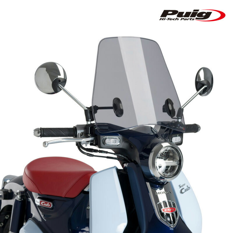 Puig 3491H URBAN [SMOKE] HONDA スーパーカブ C125 (19-25) 125I C125 E4 (18-20) 125I C125 E5(21-23) プーチ スクリーン カウル