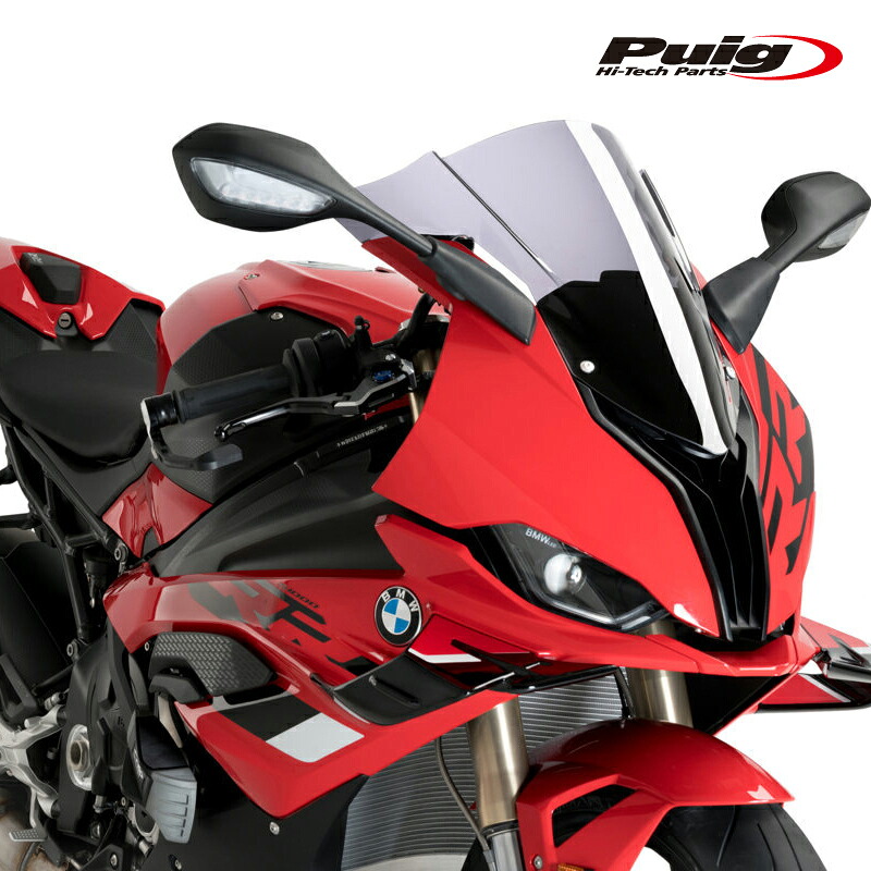 Puig 3571H RACING-SCREEN [SMOKE] BMW S1000RR (19-25) M1000RR (19-24) プーチ スクリーン カウル