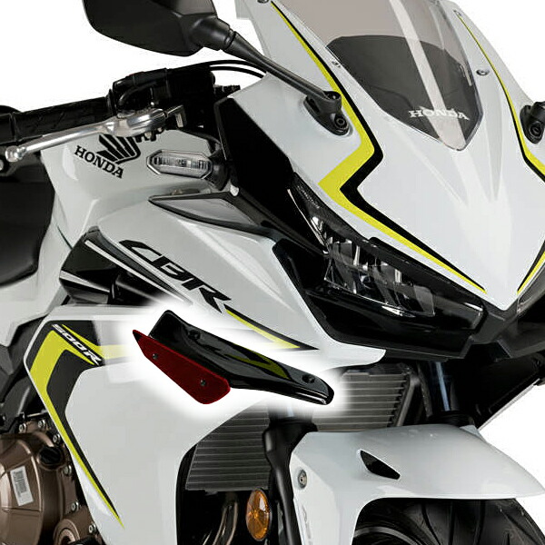 【楽天市場】Puig 3614N SIDE SPOILER WINGLET [BLACK] HONDA CBR500R (19-23) CBR400R  (19-23) プーチ サイドスポイラー ウイングレット ダウンフォース : RAMBUTAN