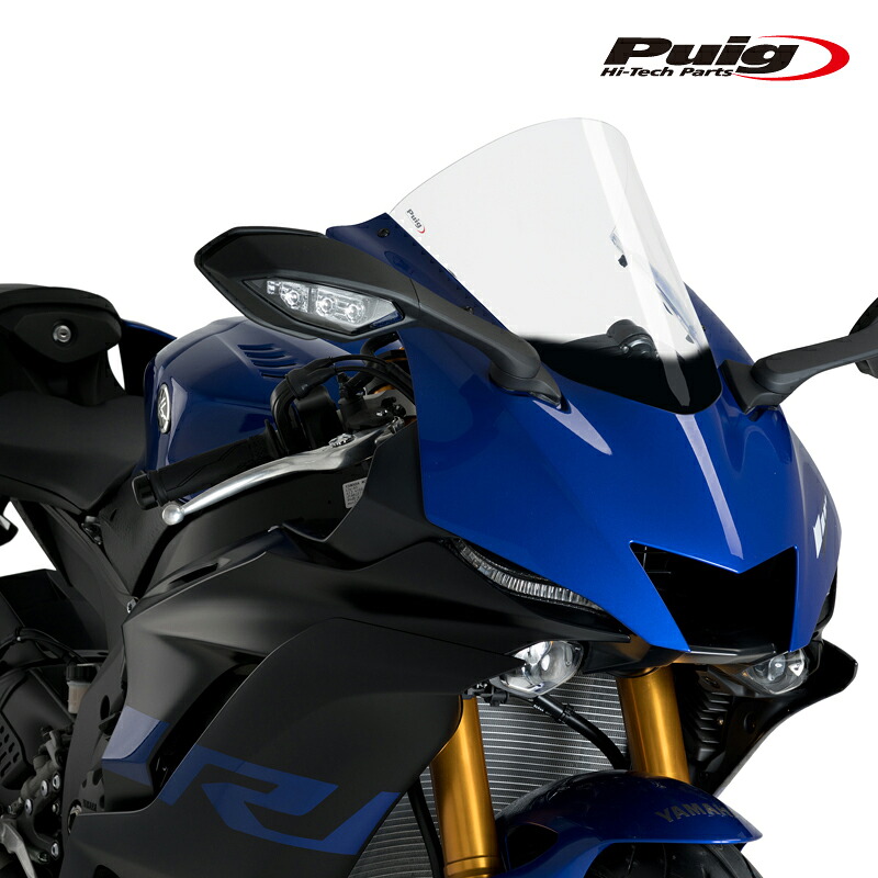 Puig 3633W RACING-SCREEN [CLEAR] YAMAHA YZF-R6 (17-20) YZF-R6 RACE (21-26) YZF-R7 (22-26) プーチ スクリーン カウル｜RAMBUTAN