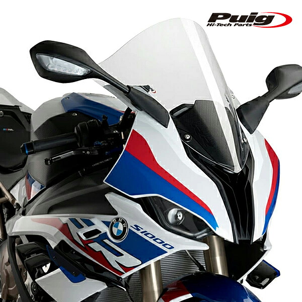 Puig 3641W RACING-SCREEN [CLEAR] BMW S1000RR (19-25) M1000RR (21-22) プーチ スクリーン カウル