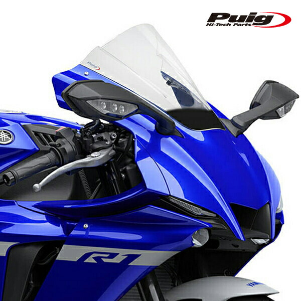 楽天市場】Puig 3826H RACING-SCREEN [SMOKE] YAMAHA YZF-R1/R1M