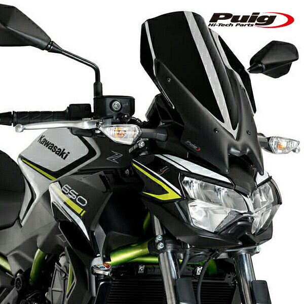Puig 3865N NEW GENERATION TOURING [BLACK] Kawasaki Z650 (20-25) プーチ スクリーン カウル