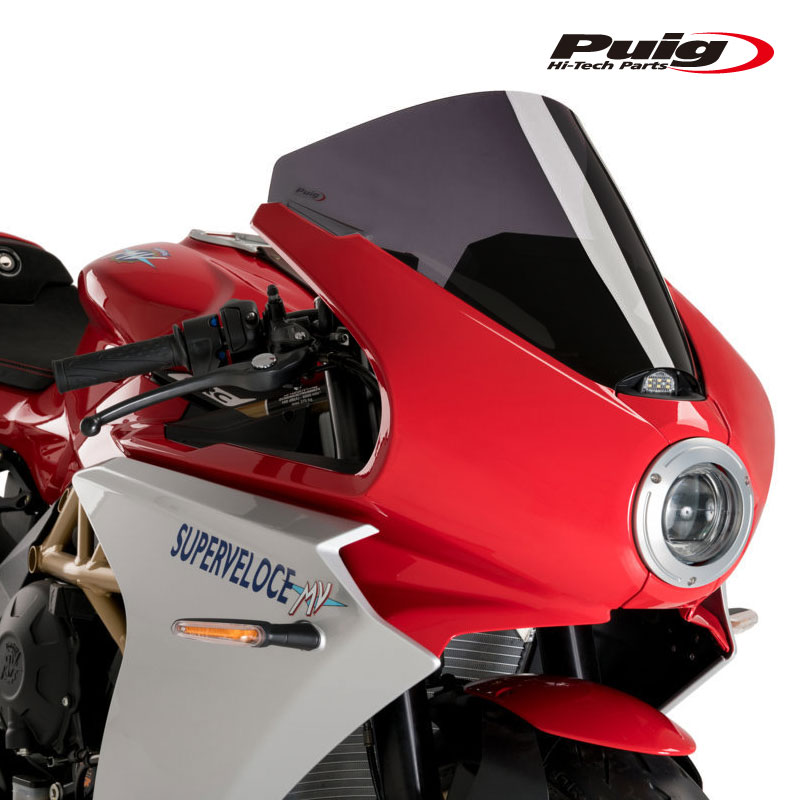 Puig 21175F RACING-SCREEN [DARK SMOKE] MV AGUSTA SUPERVELOCE800 (20-25) プーチ スクリーン カウル