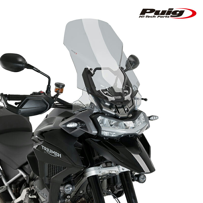 Puig 21336H SCREEN TOURNG [SMOKE] TRIUMPH TIGER 1200 GT (22-24) TIGER 1200 GT PRO/EXPLORER (22-25) プーチ スクリーン カウル