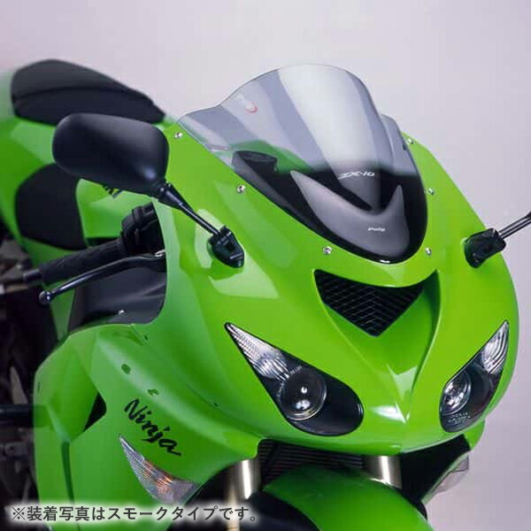 Puig 4053W RACING-SCREEN [CLEAR] Kawasaki ZX-10R (06-07) ZX-6R (05-08) プーチ スクリーン カウル 11,042円