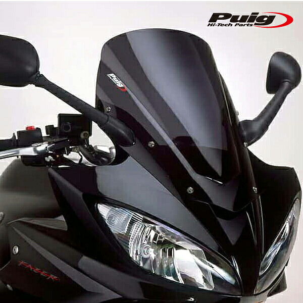 Puig 4061F RACING-SCREEN [DARK SMOKE] YAMAHA FZ1 FAZER(06-15) プーチ スクリーン カウル