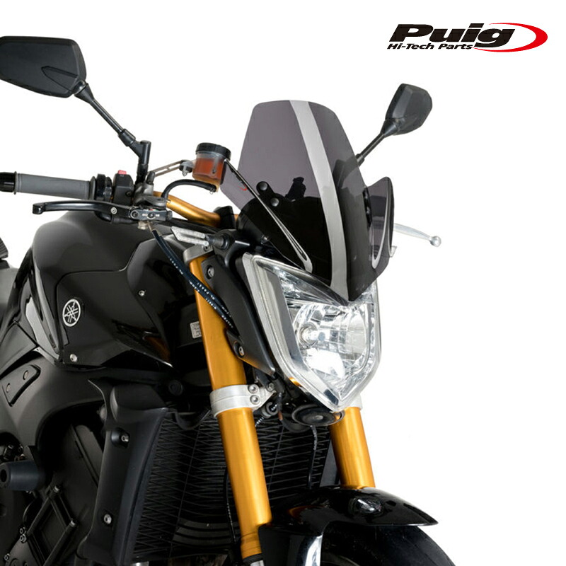 Puig 4119F NEW GENERATION SPORT [DARK SMOKE] YAMAHA FZ1 (06-15) プーチ スクリーン カウル｜RAMBUTAN