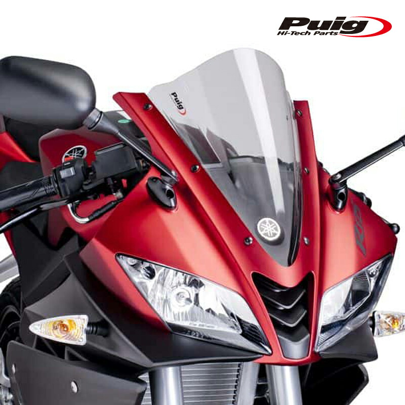 Puig 4637W RACING-SCREEN [CLEAR] YAMAHA YZF-R125 (08-18) プーチ スクリーン カウル