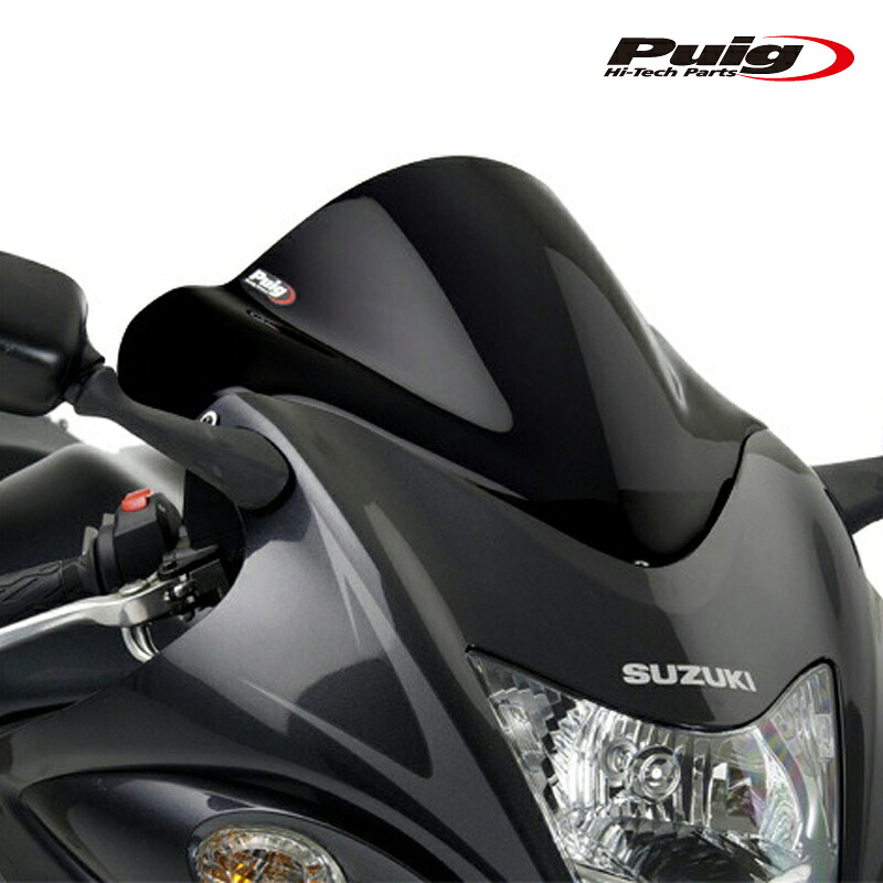 Puig 4826N RACING-SCREEN [BLACK] SUZUKI GSX-R1300 隼 HAYABUSA(08-18) GSX1300R HAYABUSA(13-18) プーチ スクリーン カウル
