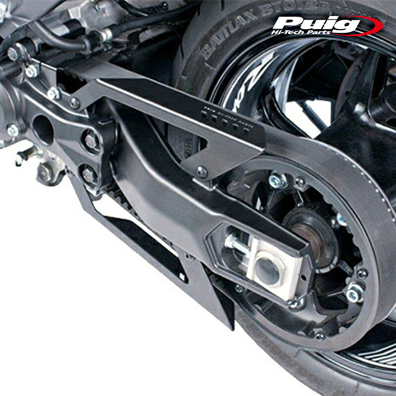Puig 6336N SHAFT COVER YAMAHA T-MAX 530 (12-16) プーチ ドライブベルトガード｜RAMBUTAN