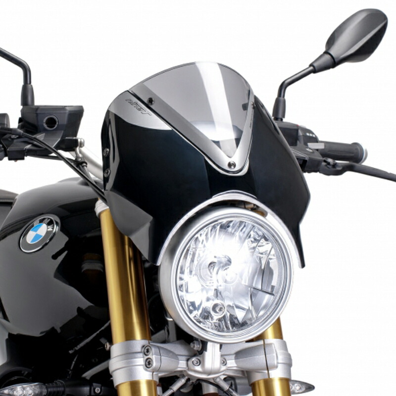 Puig 7012H NEW GENERATION RETROVISION [SMOKE] BMW R nineT (14-22) PURE (17-22) SCRAMBLER (21-22) プーチ スクリーン カウル