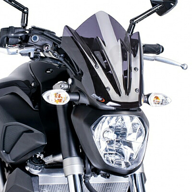 Puig 7015F NEW GENERATION SPORT [DARK SMOKE] YAMAHA MT-07 (14-17) FZ-07 (14-17) プーチ スクリーン カウル