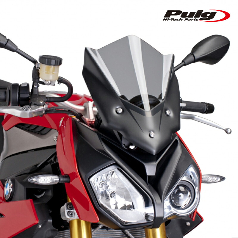 Puig 7040H RACING-SCREEN [SMOKE] BMW S1000R (14-18) プーチ スクリーン カウル