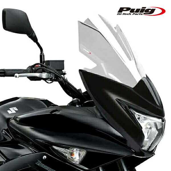 Puig 7642W RACING-SCREEN [CREAR] SUZUKI GSR250F (15-17) プーチ スクリーン カウル｜RAMBUTAN