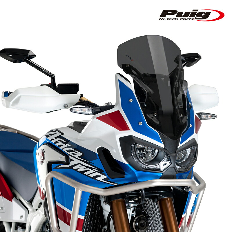 Puig 8904F RACING-SCREEN [DARK SMOKE] HONDA CRF1000L AFRICA TWIN (16-19) プーチ スクリーン カウル