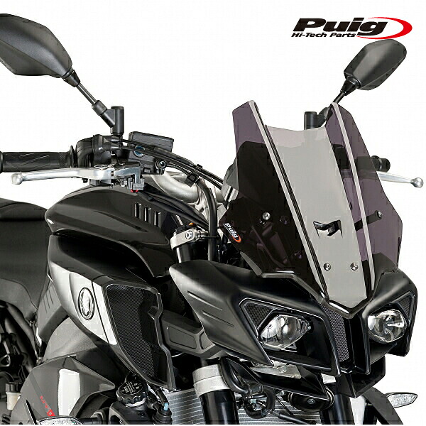 Puig 8917F RACING SCREEN [DARK SMOKE] YAMAHA MT-10 (16-21) MT-10 SP (17-21) プーチ スクリーン カウル