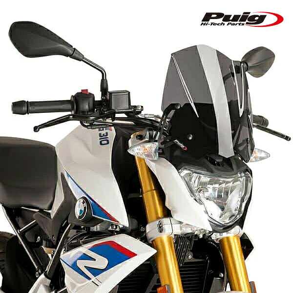 Puig 8920F NEW GENERATION SPORT [DARK SMOKE] BMW G310R (16-26) プーチ スクリーン カウル｜RAMBUTAN 16,798円