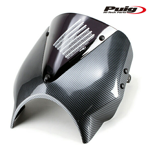 楽天市場】Puig 3170W RETRO SEMI FAIRING [CARBON PRINT/ CLEAR] SUZUKI SV650  (16-23) プーチ スクリーン カウル : RAMBUTAN