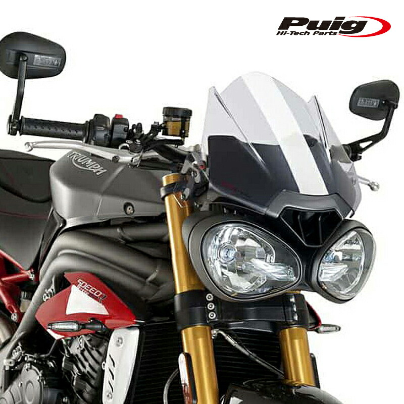 Puig 8929W NEW GENERATION WINDSHIELD SPORT[CLEAR] TRIUMPH SPEED TRIPLE R (16-18) SPEED TRIPLE RS (19-20) プーチ スクリーン カウル