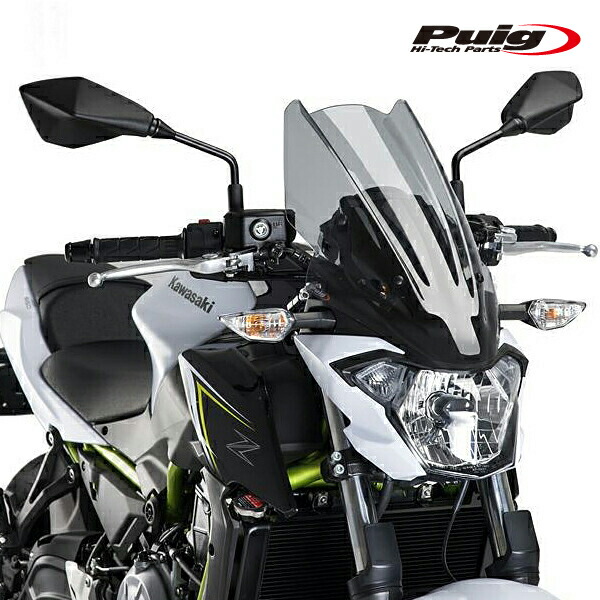 Puig 9369H NEW GENERATION TOURING [SMOKE] Kawasaki Z650 (17-19) プーチ スクリーン カウル