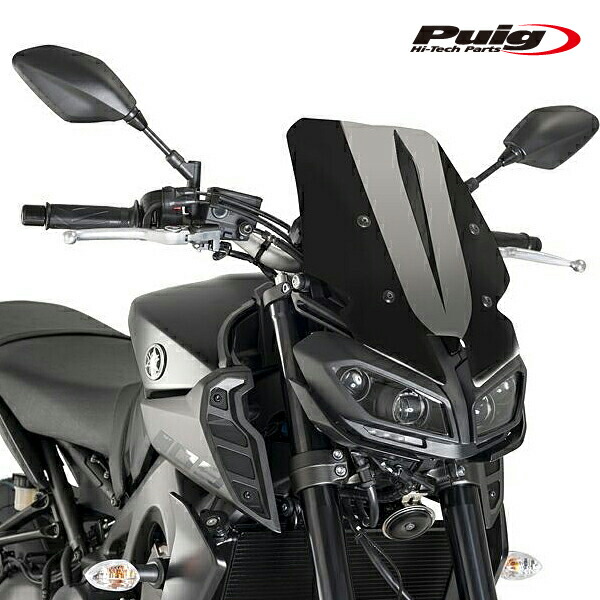 MT09(RN69J) Puig プーチ ショートスクリーン Puig Touring Naked New Generation Windscreen Yamaha FZ-09