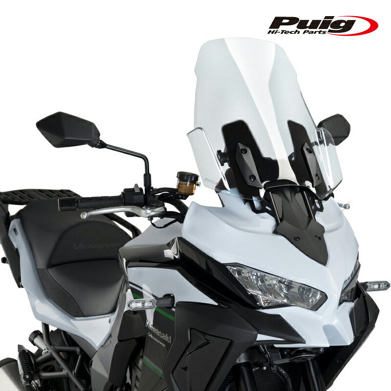 Puig 9421W SCREEN TOURING [CLEAR] Kawasaki VERSYS 1000 (12-24) VERSYS 650 (15-21) プーチ スクリーン カウル