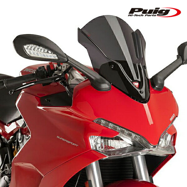 Puig 9434F SCREEN TOURING [DARK SMOKE] DUCATI SUPER SPORT 939/S (17-20) SUPER SPORT 950/S (21-23) プーチ スクリーン カウル