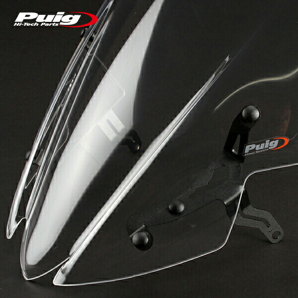 受賞店 プーチ LONG GENERATION 17-21 CLEAR NEW カウル 9436W Puig GSX-S750 スクリーン SUZUKI  バイク用品