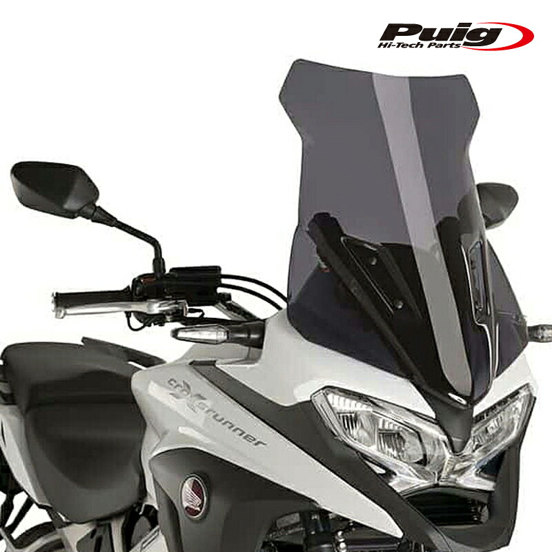 Puig 9444F SCREEN TOURING [DARK SMOKE] HONDA CROSSRUNNER (17-21) プーチ スクリーン カウル
