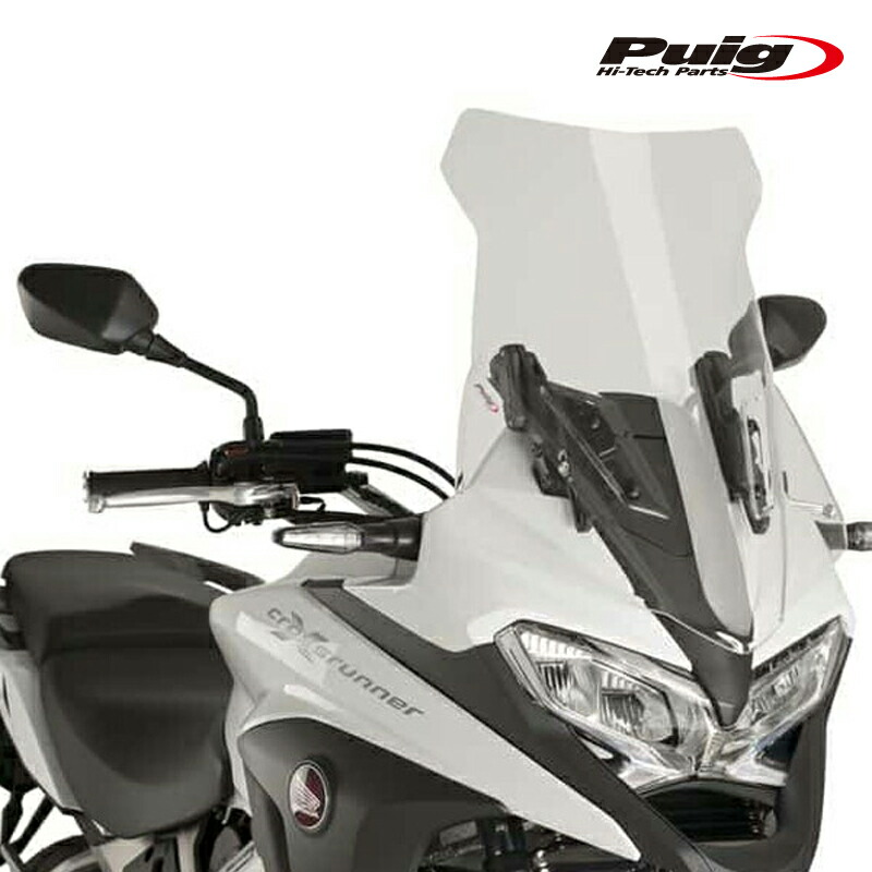 Puig 9444W SCREEN TOURING [CLEAR] HONDA CROSSRUNNER (17-21) プーチ スクリーン カウル