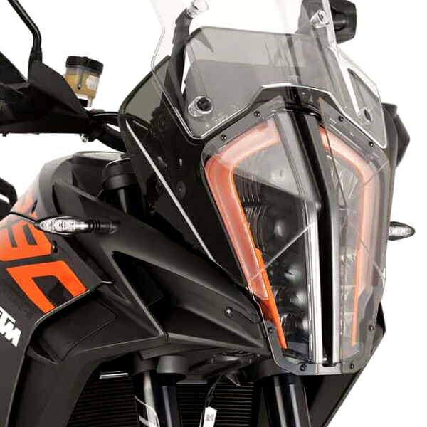 Puig 9470W HEAD LIGHT PROTECTOR [CLEAR] KTM 1290 SUPER ADVENTURE R (17-20) 1290 SUPER ADVENTURE S (17-20) プーチ ヘッドライトプロテクター