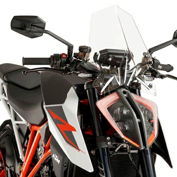 Puig 9692W NEW GENERATION TOURING [CLEAR] KTM 1290 SUPERDUKE R (17-19) プーチ スクリーン カウル