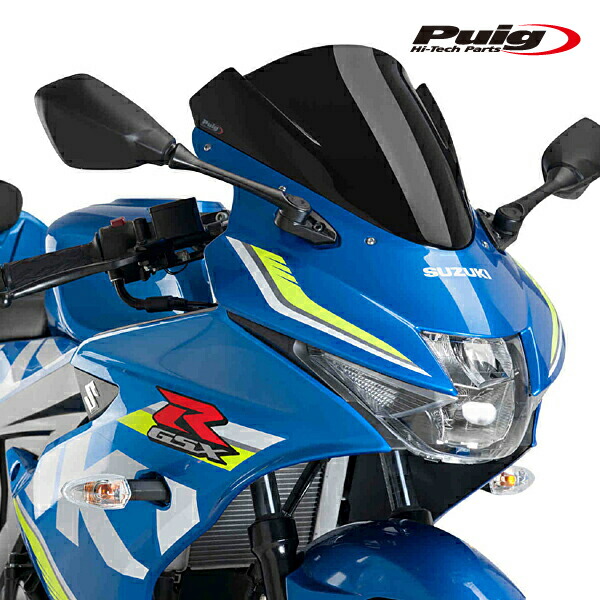 Puig 9721N RACING-SCREEN [BLACK] SUZUKI GSX-R125 (17-23) プーチ スクリーン カウル