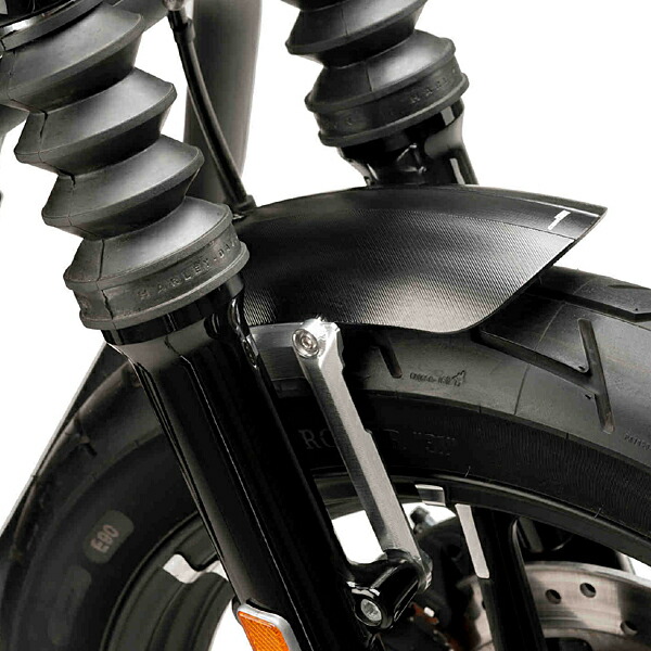 Puig 9992N FRONT BILLET FENDER [BLACK] HarleyDavidson SPORTSTER 883 IRON (12-20) SPORTSTER 883 IRON XL883N (09-11) プーチ フロントフェンダー｜RAMBUTAN