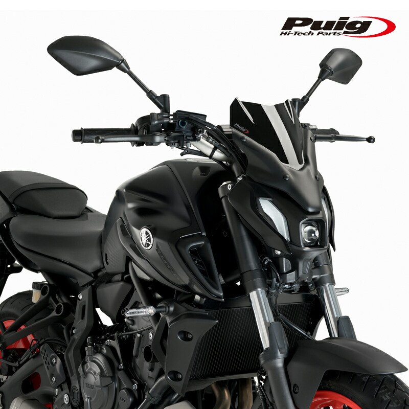 Puig 20618N NEW GENERATION SPORT [BLACK] YAMAHA MT-07 (21-22) プーチ スクリーン カウル