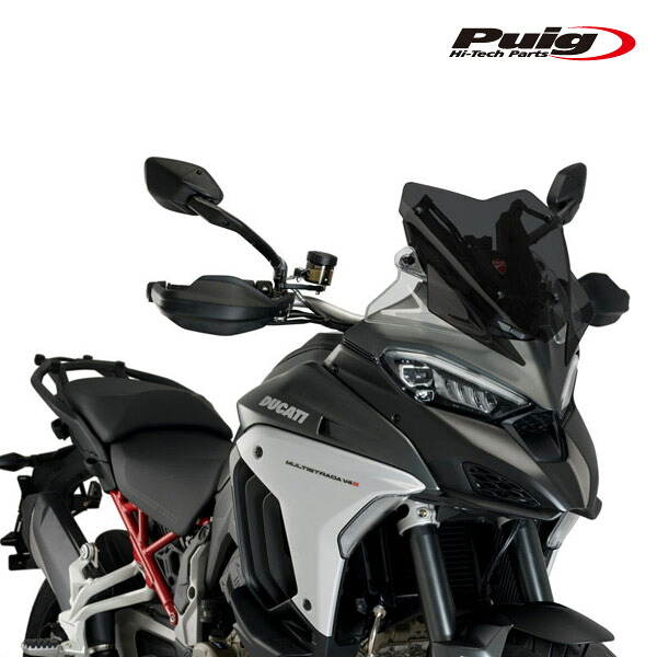 Puig 20729F RACING-Sport [DARK SMOKE] DUCATI MULTISTRADA V4 (21-25) MULTISTRADA V4S (21-25) プーチ スクリーン カウル