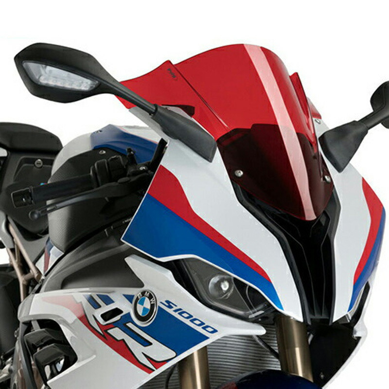 Puig 3571R RACING-SCREEN [RED] BMW S1000RR (19-25) M1000RR (19-24) プーチ スクリーン カウル