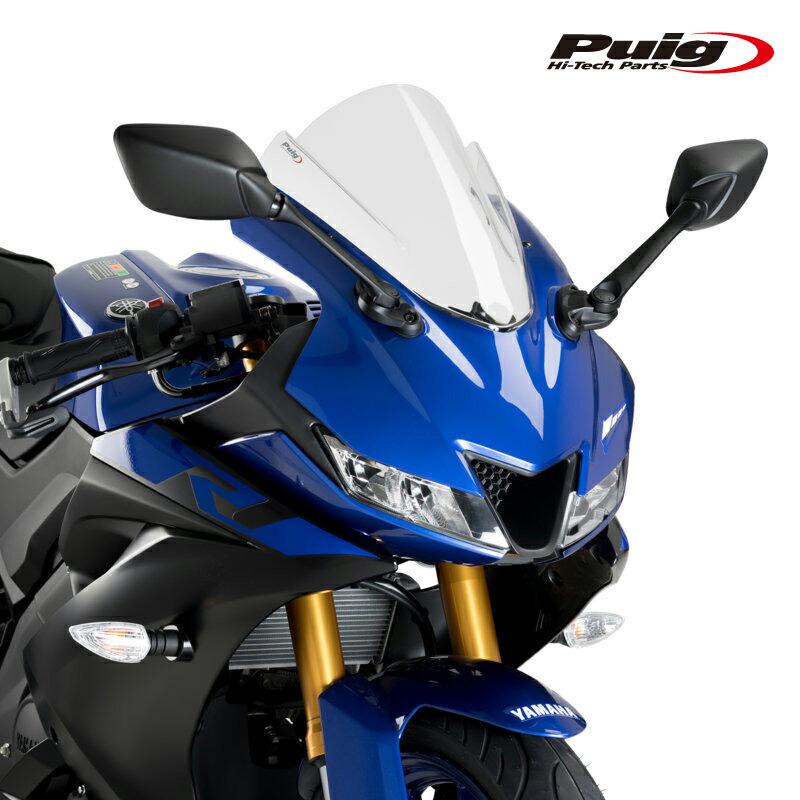 楽天市場】Puig 3619F RACING-SCREEN [DARK SMOKE] YAMAHA YZF-R125
