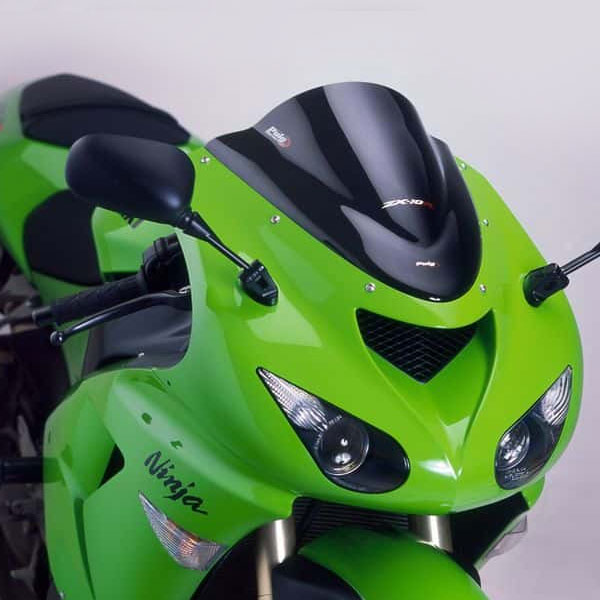 楽天市場】Puig 4053N RACING-SCREEN [BLACK] Kawasaki ZX-10R (06-07 