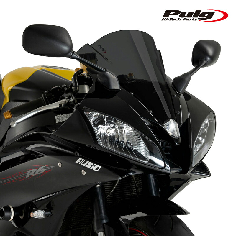 Puig 4059F RACING-SCREEN [DARK SMOKE] YAMAHA YZF-R6(06-07) プーチ スクリーン カウル