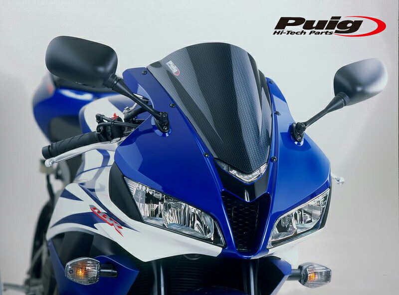 Puig 4356C RACING-SCREEN [CARBON LOOK] HONDA CBR600RR(07-12) HONDA CBR600RR ABS (09-12) プーチ スクリーン カウル｜RAMBUTAN