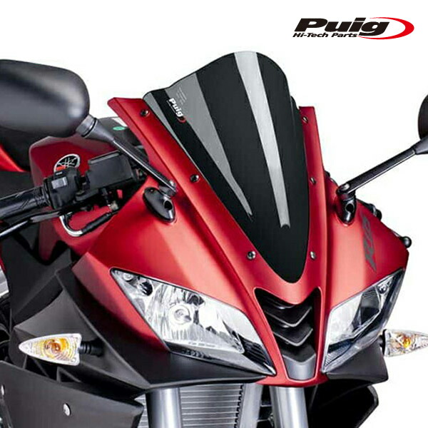 Puig 4637C RACING-SCREEN [CARBON LOOK] YAMAHA YZF-R125 (08-18) プーチ スクリーン カウル