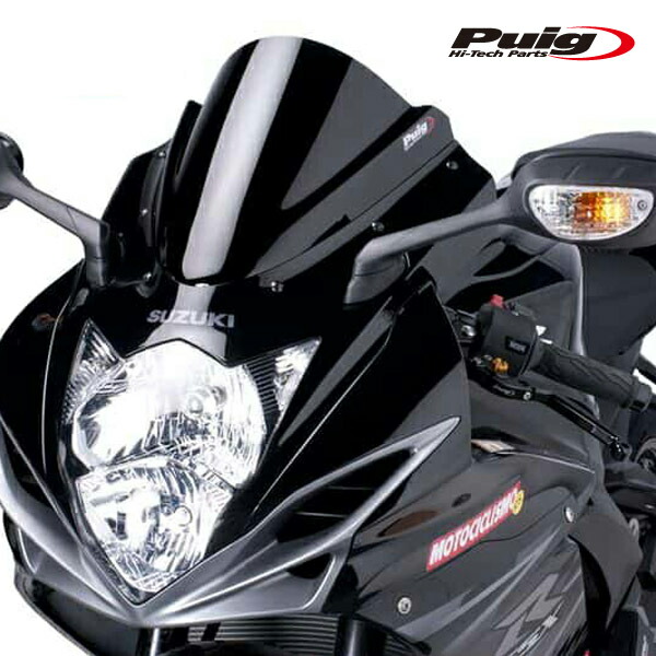 Puig 5605N RACING-SCREEN [BLACK] SUZUKI GSX-R600/R750 (11-23) プーチ スクリーン カウル