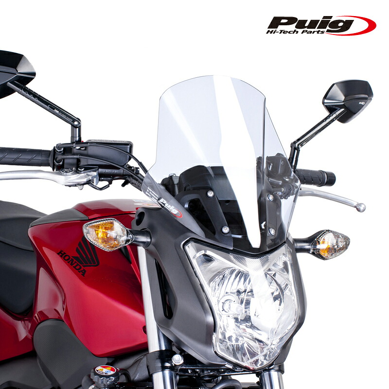 Puig 5991W RACING-SCREEN [CLEAR] HONDA NC750S/SD (14-20) NC700S (12-13) プーチ スクリーン カウル｜RAMBUTAN
