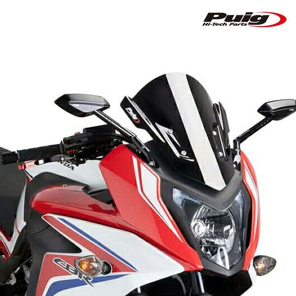 Puig 7003N RACING-SCREEN [BLACK] HONDA CBR650F (14-18) プーチ スクリーン カウル